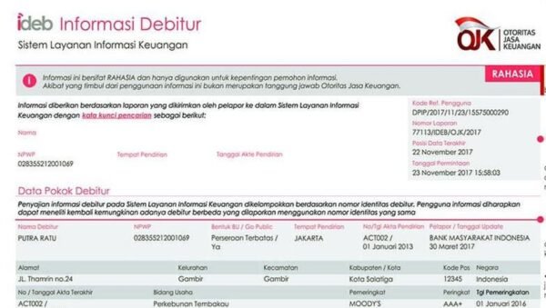 Usulan Penghapusan SLIK OJK Kembali Mengemuka, Bankir Beri Peringatan