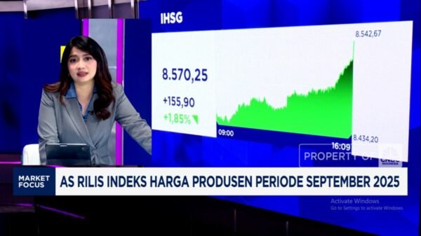 IHSG Capai Rekor Baru 8.570, Tunggu Rilis PDB dan Inflasi AS
