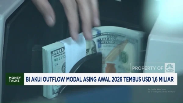 Outflow Modal Asing 2026 Capai USD 1,6 Miliar