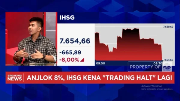 IHSG Anjlok, Penilaian MSCI Picu Kepanikan