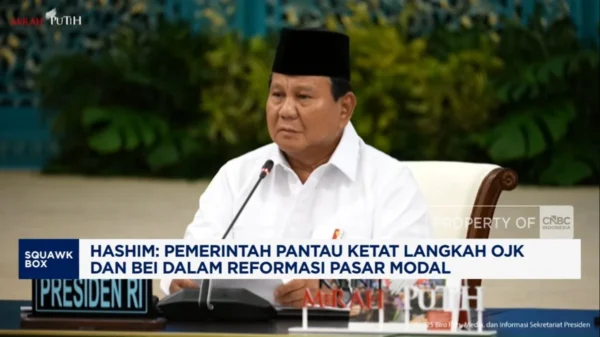Pemerintah Awasi OJK dan BEI dalam Reformasi Pasar