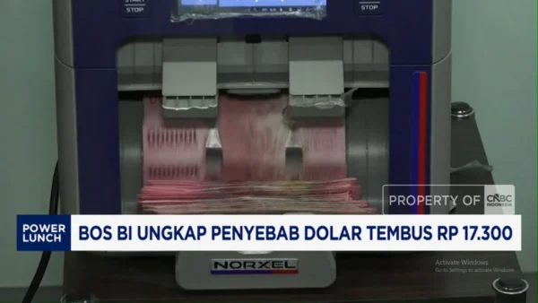 Dolar AS Cetak Rp 17.300, Bos BI Beberkan Alasannya